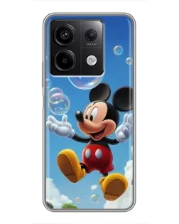 Чехол для Xiaomi Redmi Note 13 (5G) с картинкой «Mickey и мыльные пузыри» Чехол для Xiaomi Redmi Note 13 (5G) с картинкой «Mickey и мыльные пузыри»