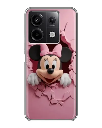 Чехол для Xiaomi Redmi Note 13 (5G) с картинкой «Минни сквозь стену»