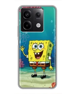 Чехол для Xiaomi Redmi Note 13 (5G) с картинкой «Подводный привет»