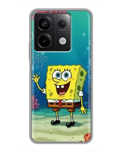 Чехол для Xiaomi Redmi Note 13 (5G) с картинкой «Подводный привет»