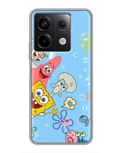 Чехол для Xiaomi Redmi Note 13 (5G) с картинкой «Веселые пузырьки»