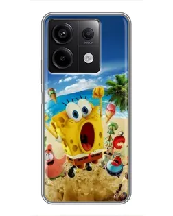 Чехол для Xiaomi Redmi Note 13 (5G) с картинкой «Развлечения на пляже»