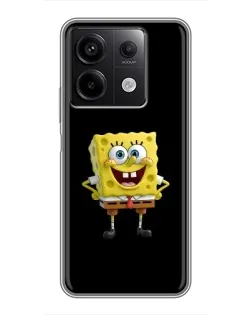 Чехол для Xiaomi Redmi Note 13 (5G) с картинкой «Классический Губка Боб»