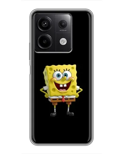 Чехол для Xiaomi Redmi Note 13 (5G) с картинкой «Классический Губка Боб»