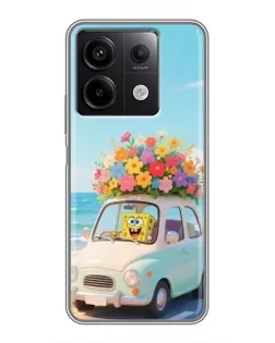 Чехол для Xiaomi Redmi Note 13 (5G) с картинкой «Автомобильное путешествие»