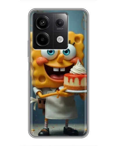 Чехол для Xiaomi Redmi Note 13 (5G) с картинкой «Повар Спанч Боб»