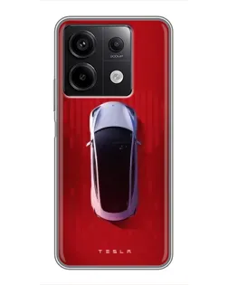 Чехол для Xiaomi Redmi Note 13 (5G) с картинкой «Tesla Top View» Чехол для Xiaomi Redmi Note 13 (5G) с картинкой «Tesla Top View»