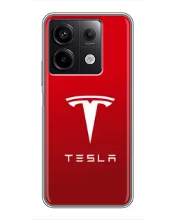Чехол для Xiaomi Redmi Note 13 (5G) с картинкой «Tesla Red Classic» Чехол для Xiaomi Redmi Note 13 (5G) с картинкой «Tesla Red Classic»