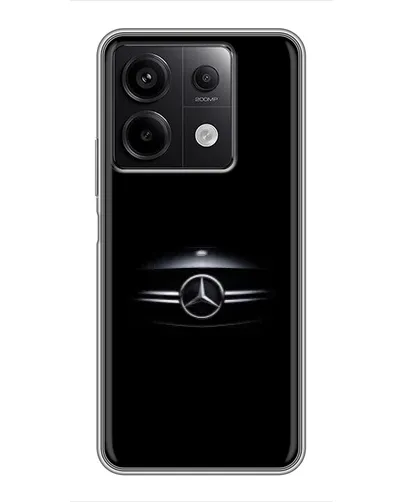 Чехол для Xiaomi Redmi Note 13 (5G) с картинкой «Mercedes — абстрактные линии»