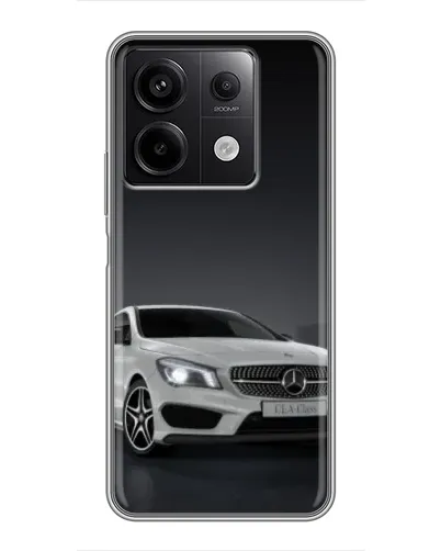 Чехол для Xiaomi Redmi Note 13 (5G) с картинкой «Mercedes AMG GT Silver»