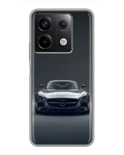 Чохол для Xiaomi Redmi Note 13 (5G) з картинкою «Mercedes на чорному»