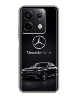 Чехол для Xiaomi Redmi Note 13 (5G) с картинкой «Mercedes — решетка радиатора»
