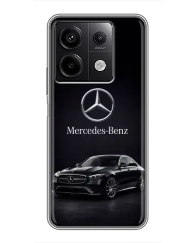Чехол для Xiaomi Redmi Note 13 (5G) с картинкой «Mercedes — решетка радиатора»