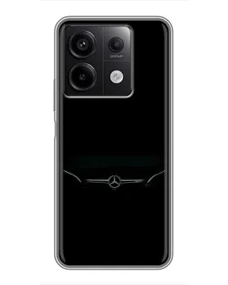 Чехол для Xiaomi Redmi Note 13 (5G) с картинкой «Mercedes Stealth Look»
