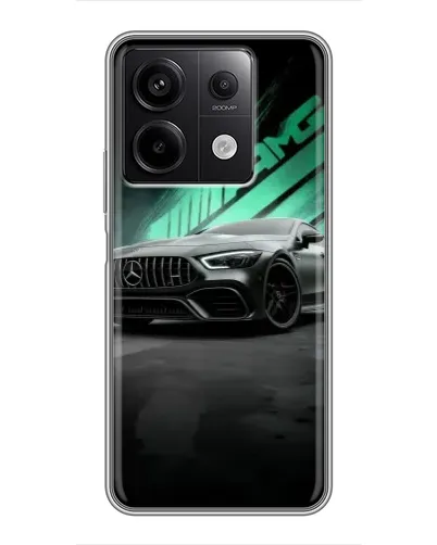 Чехол для Xiaomi Redmi Note 13 (5G) с картинкой «Темный Mercedes AMG»