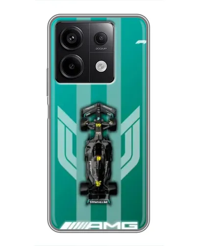 Чехол для Xiaomi Redmi Note 13 (5G) с картинкой «Mercedes AMG Petronas»