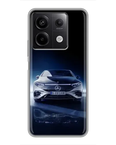 Чехол для Xiaomi Redmi Note 13 (5G) с картинкой «Ночной Mercedes EQ»