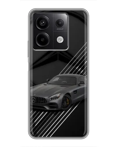 Чехол для Xiaomi Redmi Note 13 (5G) с картинкой «Mercedes AMG — графика»