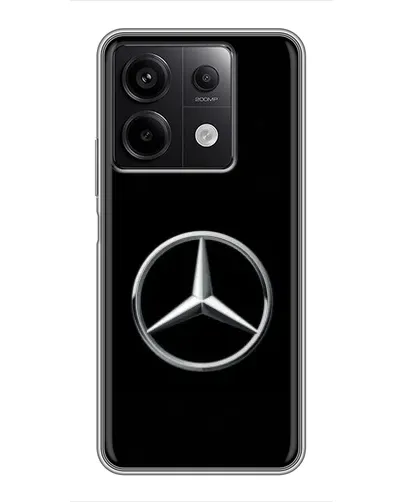 Чехол для Xiaomi Redmi Note 13 (5G) с картинкой «Mercedes классический лого»