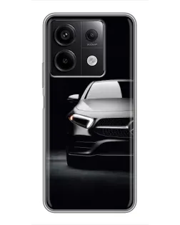 Чехол для Xiaomi Redmi Note 13 (5G) с картинкой «Свет фар Mercedes»