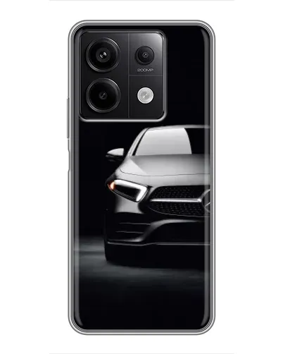 Чехол для Xiaomi Redmi Note 13 (5G) с картинкой «Свет фар Mercedes»