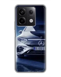 Чехол для Xiaomi Redmi Note 13 (5G) с картинкой «Mercedes EQ — будущее»