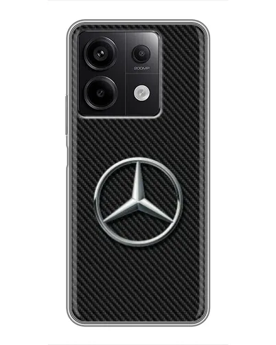 Чехол для Xiaomi Redmi Note 13 (5G) с картинкой «Карбоновый Mercedes стиль»