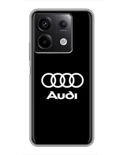 Чехол для Xiaomi Redmi Note 13 (5G) с картинкой «Классическое лого Audi» Чехол для Xiaomi Redmi Note 13 (5G) с картинкой «Классическое лого Audi»