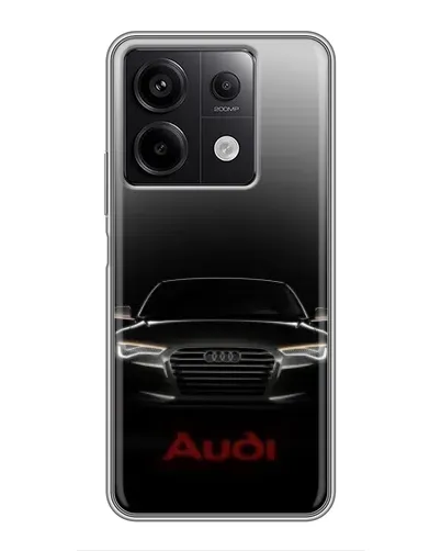Чехол для Xiaomi Redmi Note 13 (5G) с картинкой «Audi — градиентный контур»