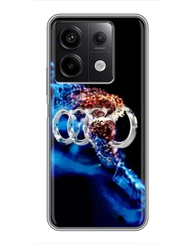 Чехол для Xiaomi Redmi Note 13 (5G) с картинкой «Энергия лого Audi»