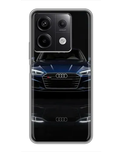 Чехол для Xiaomi Redmi Note 13 (5G) с картинкой «Audi — ночное отражение»