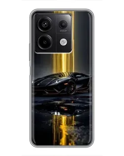 Чехол для Xiaomi Redmi Note 13 (5G) с картинкой «Ночной Lamborghini драйв» Чехол для Xiaomi Redmi Note 13 (5G) с картинкой «Ночной Lamborghini драйв»