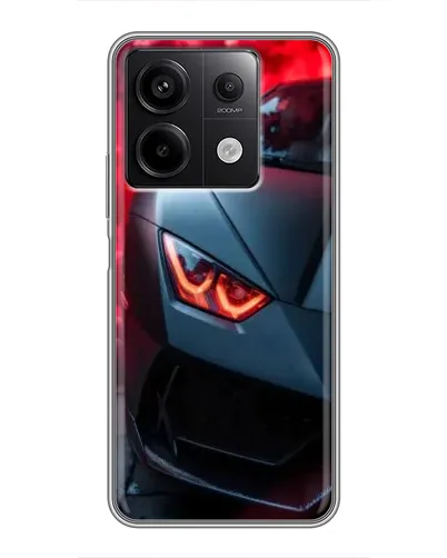 Чехол для Xiaomi Redmi Note 13 (5G) с картинкой «Lamborghini красное сияние»
