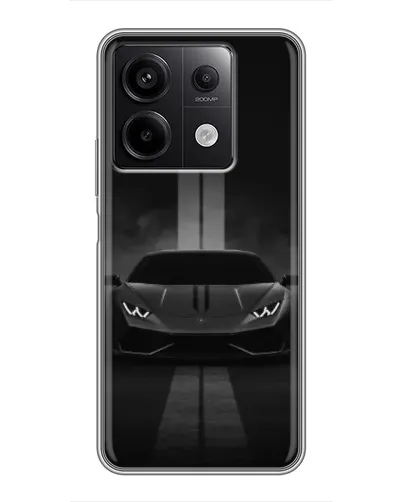 Чехол для Xiaomi Redmi Note 13 (5G) с картинкой «Lamborghini симметрия дорог»