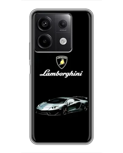 Чехол для Xiaomi Redmi Note 13 (5G) с картинкой «Логотип Lamborghini классика»