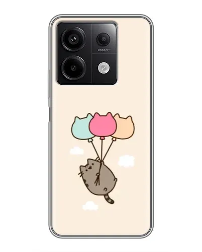 Чехол для Xiaomi Redmi Note 13 (5G) с картинкой «Пушин на шариках» Чехол для Xiaomi Redmi Note 13 (5G) с картинкой «Пушин на шариках»