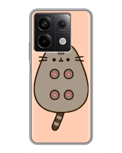 Чехол для Xiaomi Redmi Note 13 (5G) с картинкой «Пушин пузиком кверху»