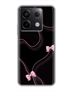 Чехол для Xiaomi Redmi Note 13 (5G) с картинкой «Розовые ленты»