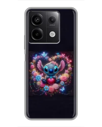 Чохол для Xiaomi Redmi Note 13 (5G) з картинкою «Stitch у квітах» Чохол для Xiaomi Redmi Note 13 (5G) з картинкою «Stitch у квітах»