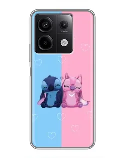 Чохол для Xiaomi Redmi Note 13 (5G) з картинкою «Stitch та Angel Love» Чохол для Xiaomi Redmi Note 13 (5G) з картинкою «Stitch та Angel Love»