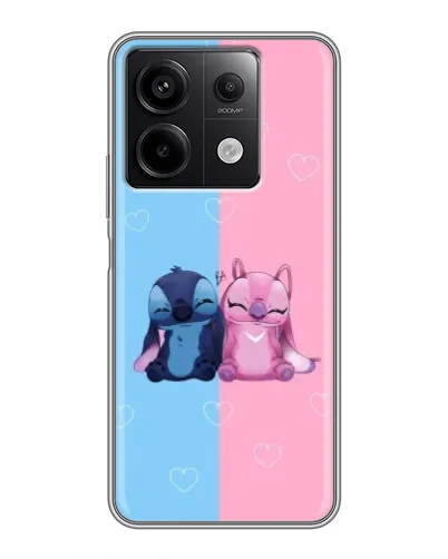 Чохол для Xiaomi Redmi Note 13 (5G) з картинкою «Stitch та Angel Love» Чохол для Xiaomi Redmi Note 13 (5G) з картинкою «Stitch та Angel Love»