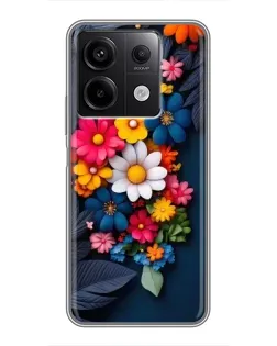 Чехол для Xiaomi Redmi Note 13 (5G) с картинкой «Цветочная феерия» Чехол для Xiaomi Redmi Note 13 (5G) с картинкой «Цветочная феерия»