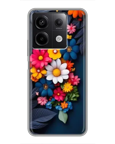 Чехол для Xiaomi Redmi Note 13 (5G) с картинкой «Цветочная феерия»
