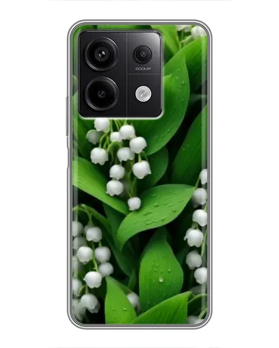 Чехол для Xiaomi Redmi Note 13 (5G) с картинкой «Ландыши в зелени»