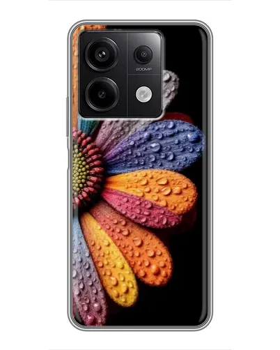 Чехол для Xiaomi Redmi Note 13 (5G) с картинкой «Радужный цветок»