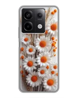 Чехол для Xiaomi Redmi Note 13 (5G) с картинкой «Белые сухоцветы» Чехол для Xiaomi Redmi Note 13 (5G) с картинкой «Белые сухоцветы»