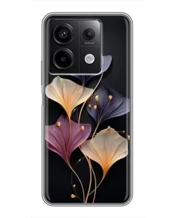 Чехол для Xiaomi Redmi Note 13 (5G) с картинкой «Лиловые цветы грации» Чехол для Xiaomi Redmi Note 13 (5G) с картинкой «Лиловые цветы грации»