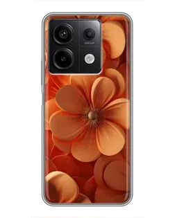 Чехол для Xiaomi Redmi Note 13 (5G) с картинкой «Оранжевый макро цветок» Чехол для Xiaomi Redmi Note 13 (5G) с картинкой «Оранжевый макро цветок»