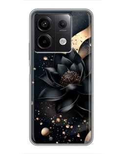 Чехол для Xiaomi Redmi Note 13 (5G) с картинкой «Черный лотос» Чехол для Xiaomi Redmi Note 13 (5G) с картинкой «Черный лотос»