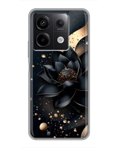 Чехол для Xiaomi Redmi Note 13 (5G) с картинкой «Черный лотос»